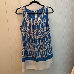 3/$30 dresses! Blue and white sheath dress